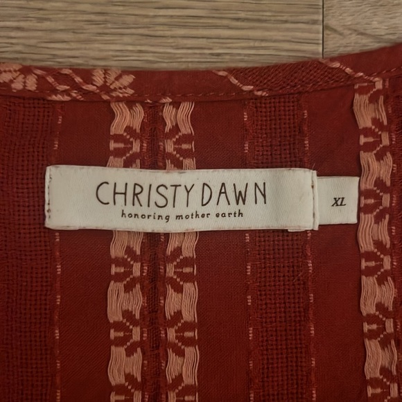 Christy Dawn “Dawn Dress” in Hibiscus Zinnia Stripe - Picture 8 of 10